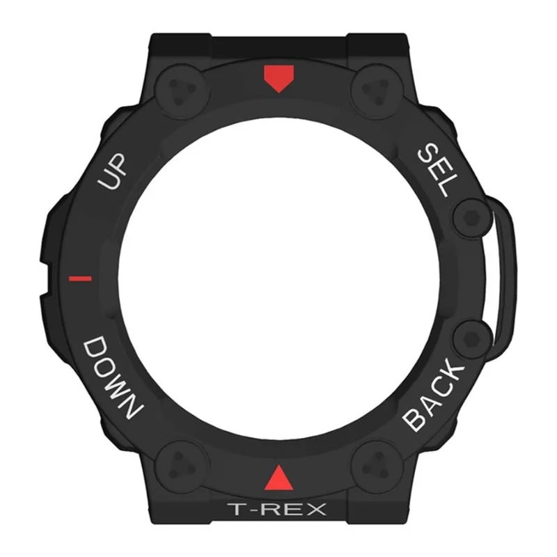Huami Amazfit T-Rex 2 Watch Case Cover Quick Release Hard Watch Protective Case - Black / White