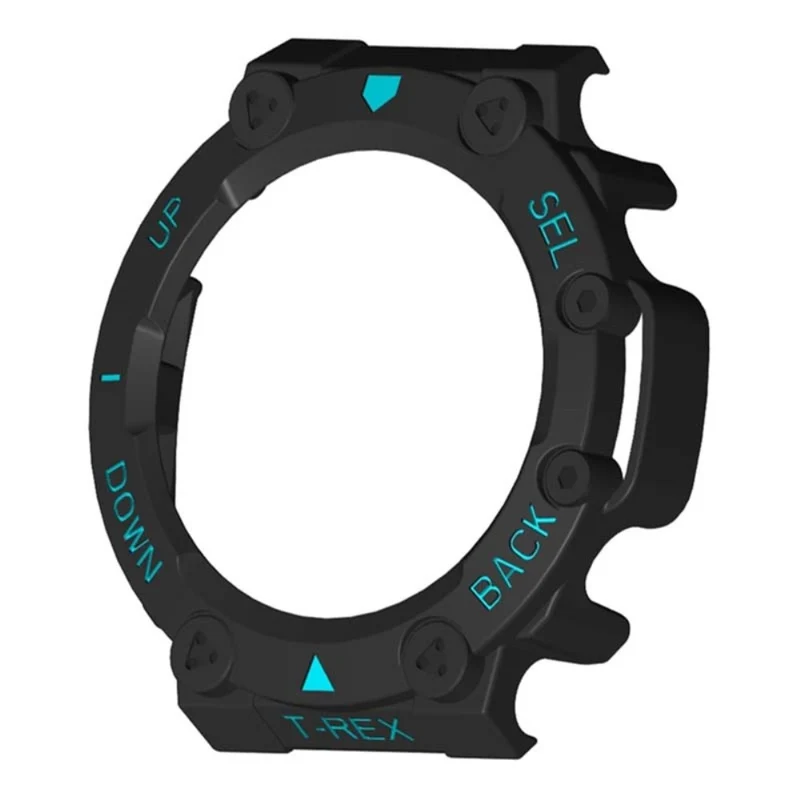 Huami Amazfit T-Rex 2 Watch Case Cover Quick Release Hard Watch Protective Case - Black / White