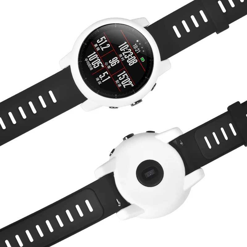 Huami Amazfit Stratos 2 Watch Protective Frame Soft Silicone Drop-proof Cover