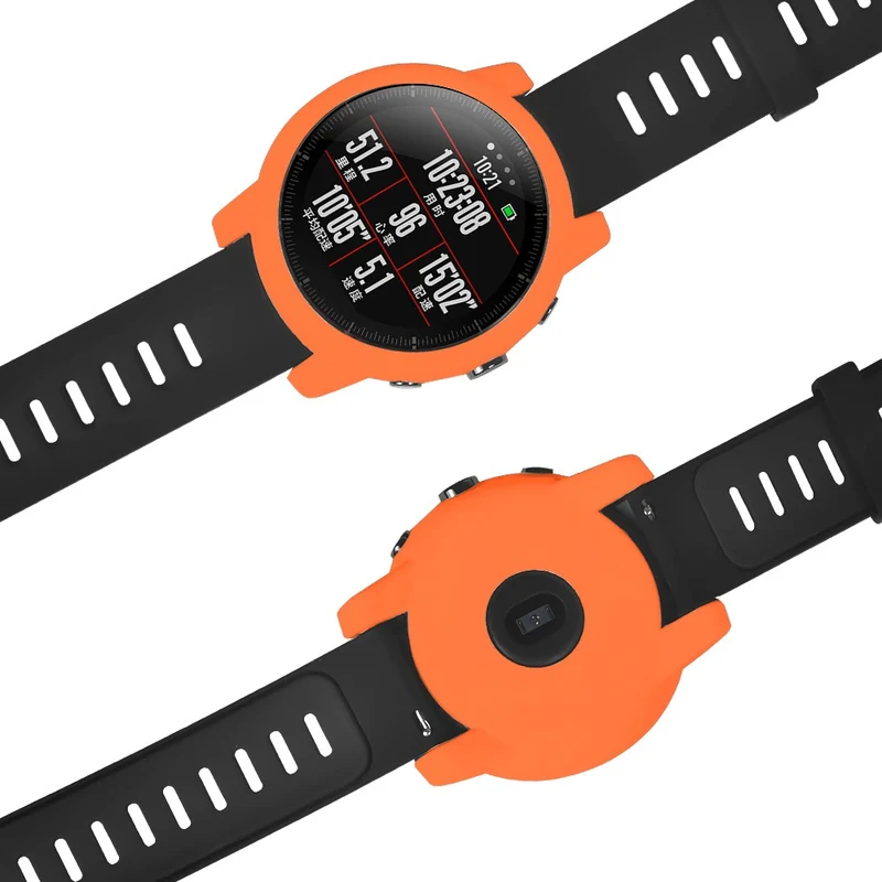 Huami Amazfit Stratos 2 Watch Protective Frame Soft Silicone Drop-proof Cover
