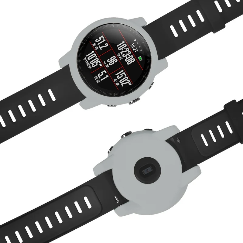 Huami Amazfit Stratos 2 Watch Protective Frame Soft Silicone Drop-proof Cover