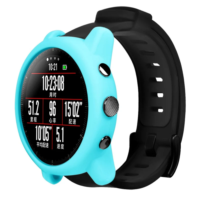 Huami Amazfit Stratos 2 Watch Protective Frame Soft Silicone Drop-proof Cover