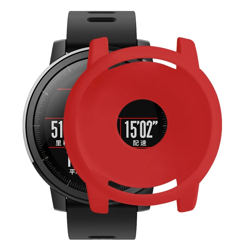 Huami Amazfit Stratos 2 Watch Protective Frame Soft Silicone Drop-proof Cover