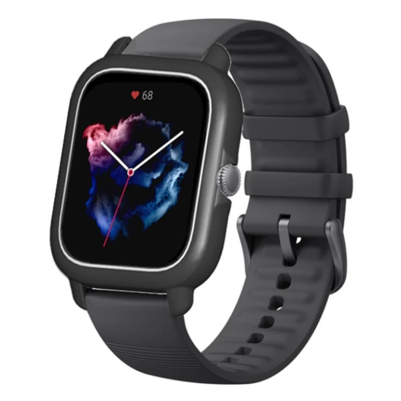 Huami Amazfit GTS3 Protective Cover Frame Hard Hollow Watch Case - Black+White