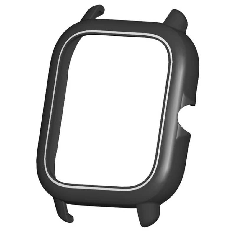 Huami Amazfit GTS3 Protective Cover Frame Hard Hollow Watch Case - Black+White