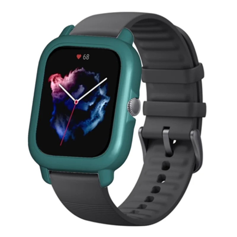 Huami Amazfit GTS3 Protective Cover Frame Hard Hollow Watch Case - Black+White