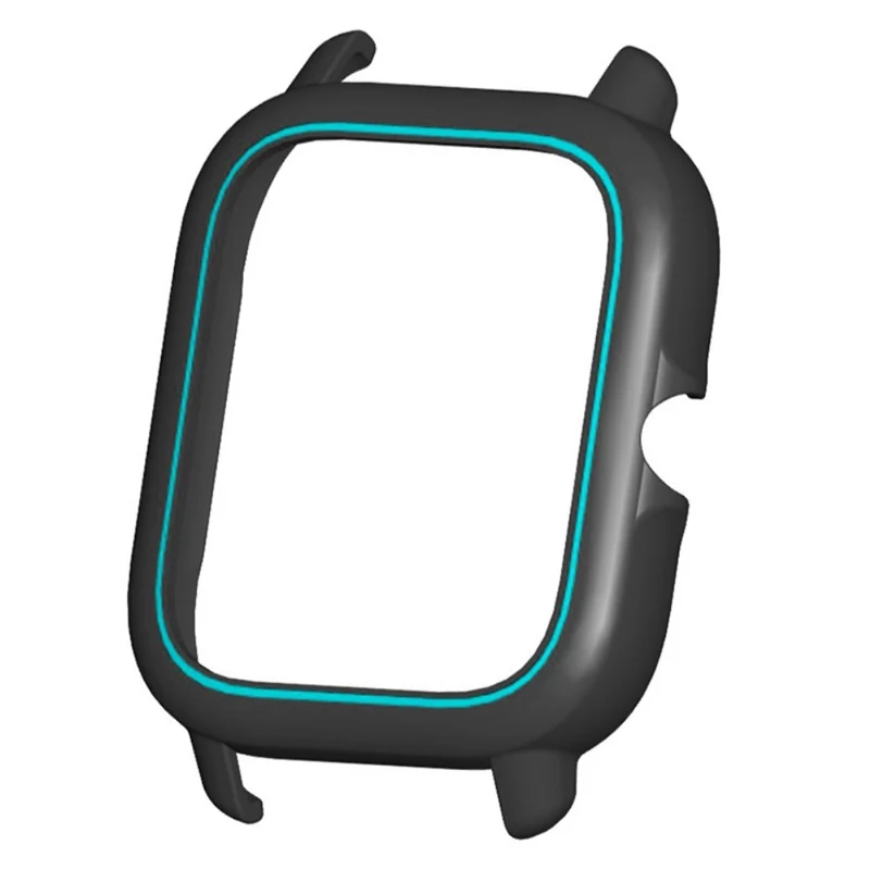 Huami Amazfit GTS3 Protective Cover Frame Hard Hollow Watch Case - Black+White