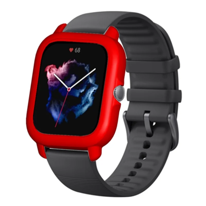Huami Amazfit GTS3 Protective Cover Frame Hard Hollow Watch Case - Black+White