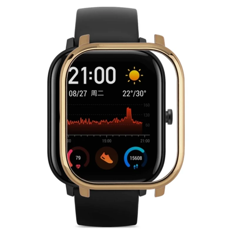 Huami Amazfit GTS Bumper Frame Hollow Hard Electroplated Watch Case