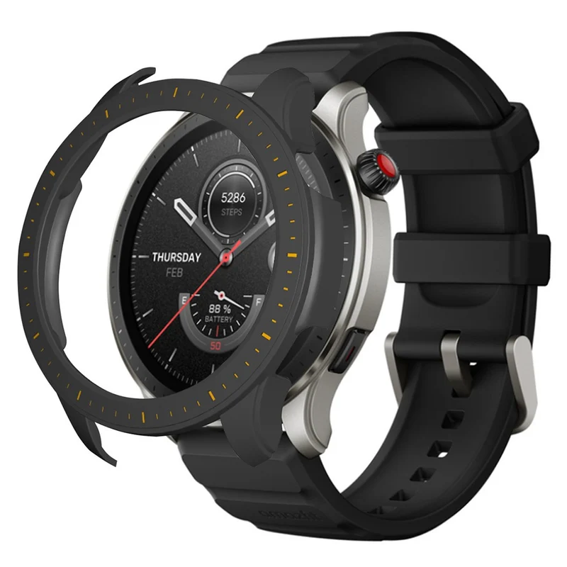 Huami Amazfti GTR 4 Bumper Frame Cover Hard Protective Watch Case - Midnight Green