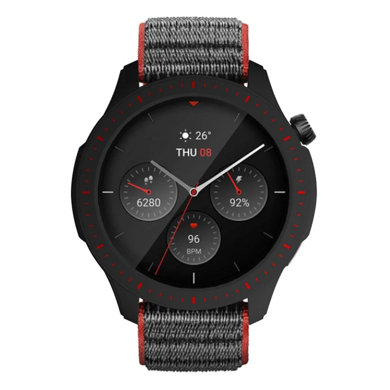Huami Amazfti GTR 4 Bumper Frame Cover Hard Protective Watch Case - Midnight Green