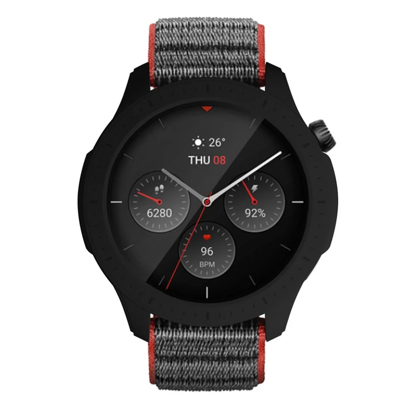 Huami Amazfti GTR 4 Bumper Frame Cover Hard Protective Watch Case - Midnight Green