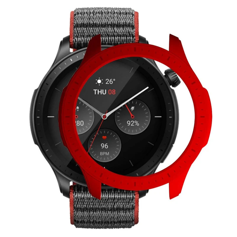 Huami Amazfti GTR 4 Bumper Frame Cover Hard Protective Watch Case - Midnight Green