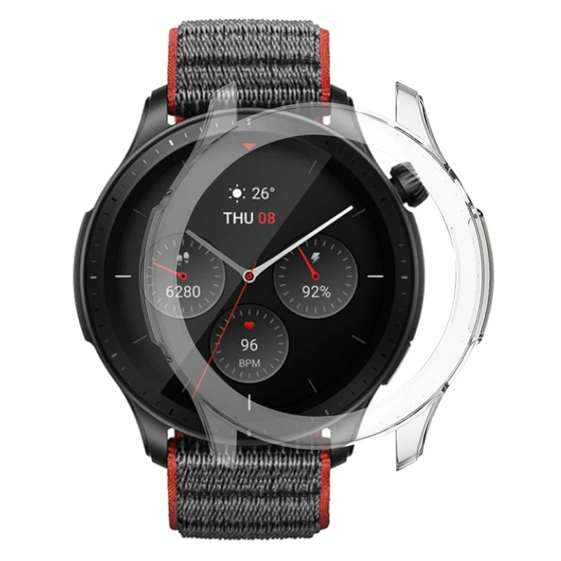 Huami Amazfti GTR 4 Bumper Frame Cover Hard Protective Watch Case - Midnight Green