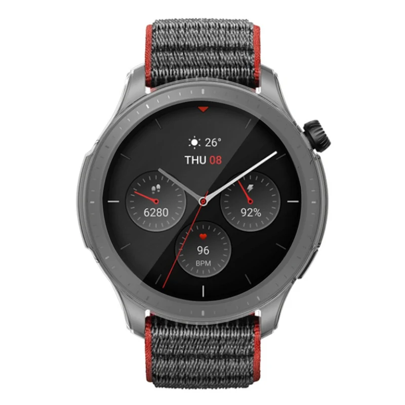 Huami Amazfti GTR 4 Bumper Frame Cover Hard Protective Watch Case - Midnight Green