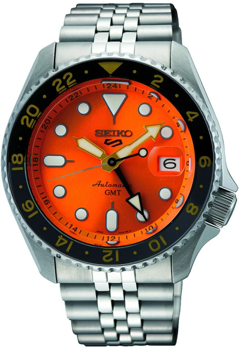 Seiko 5 Sports SSK005K1 Herrenuhr • GMT-Funktion • 4R34 Automatik