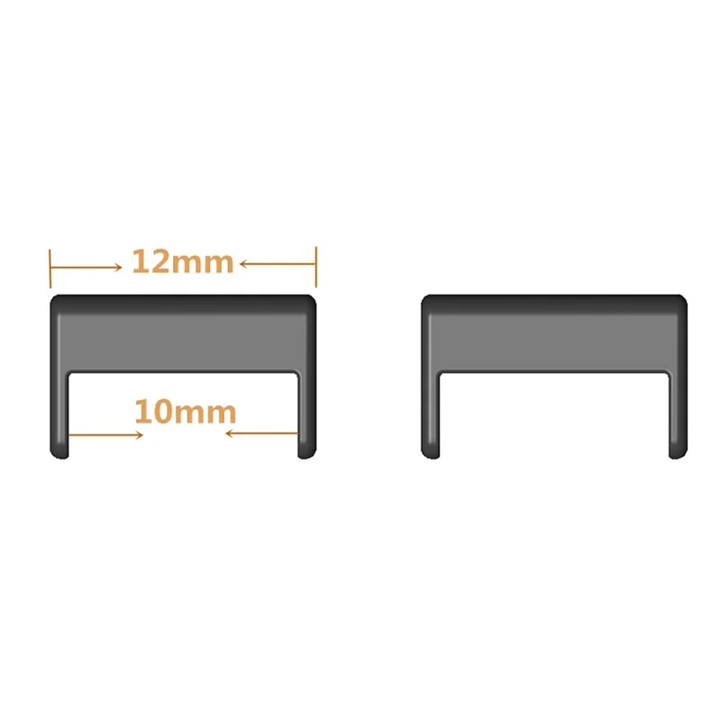 1 Pair Watch Band Adapter Set 12mm to 10mm Alloy Band Connector Adapter Replacement