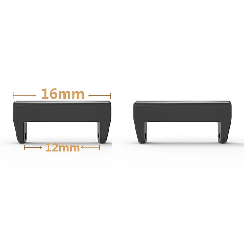 1 Pair Huawei Watch Fit mini / Keep B4 Zinc Alloy Connector Set 16mm to 12mm Watch Band Adapter