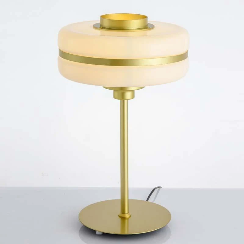 Moderne Minimalistische Tischlampe mit Eleganter Glas-Schirm