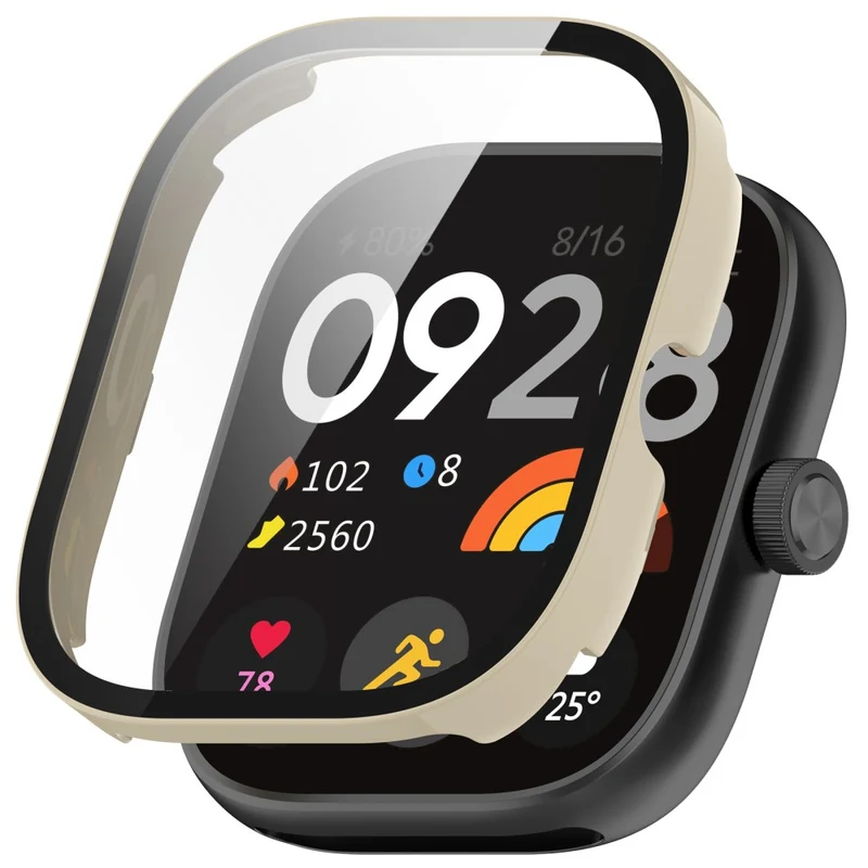 Xiaomi RedMi Watch 4 Full Protective Case Watch Cover with Tempered Glass Screen Protector