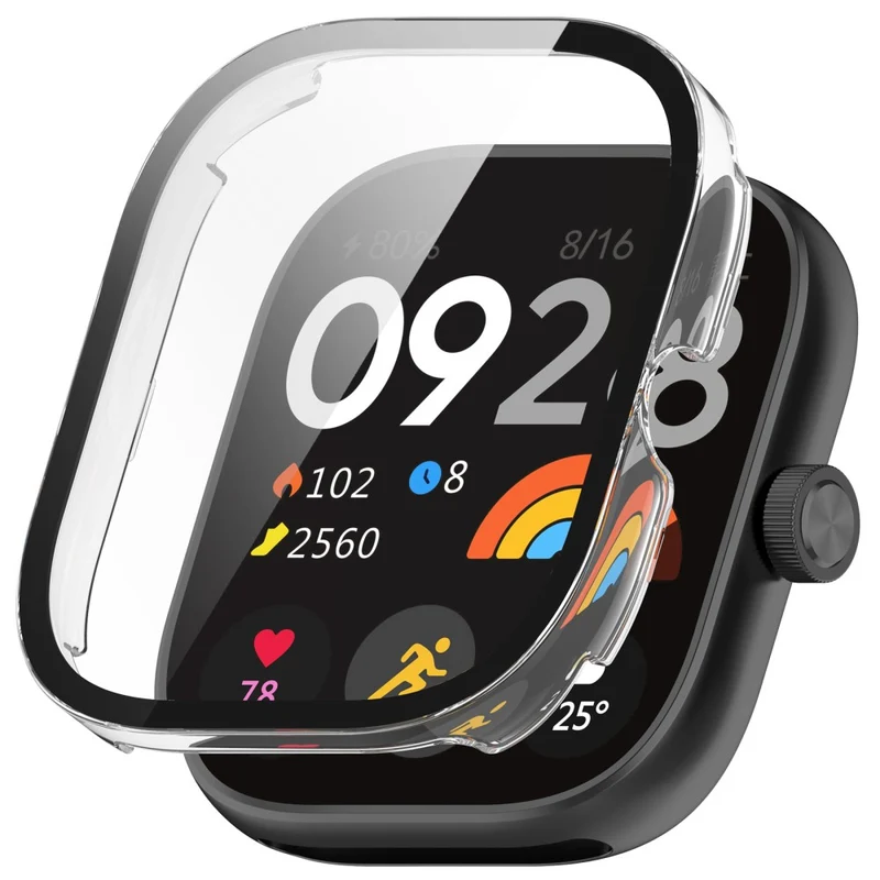 Xiaomi RedMi Watch 4 Full Protective Case Watch Cover with Tempered Glass Screen Protector