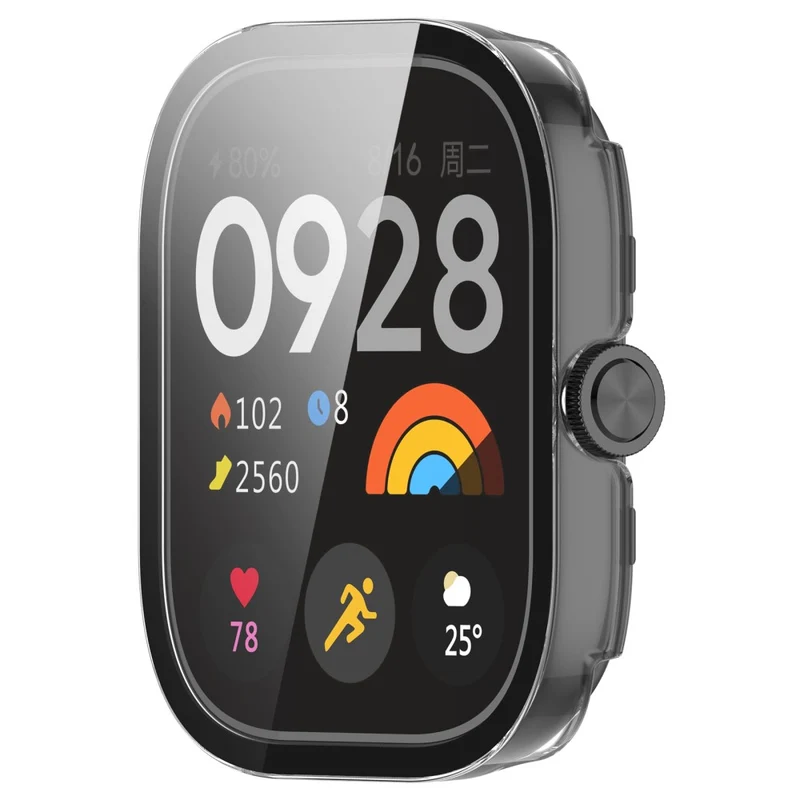 Xiaomi RedMi Watch 4 Full Protective Case Watch Cover with Tempered Glass Screen Protector