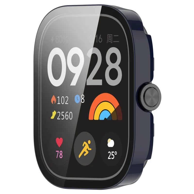 Xiaomi RedMi Watch 4 Full Protective Case Watch Cover with Tempered Glass Screen Protector