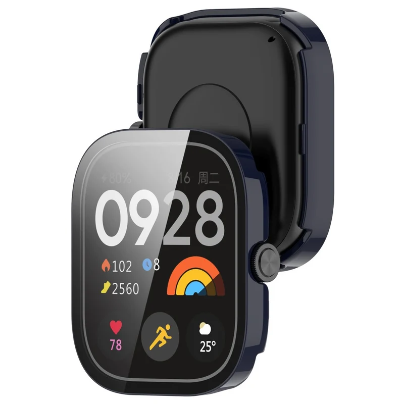 Xiaomi RedMi Watch 4 Full Protective Case Watch Cover with Tempered Glass Screen Protector