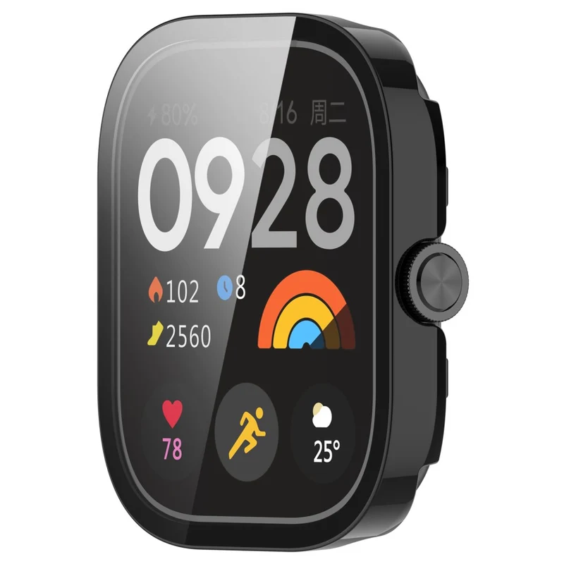 Xiaomi RedMi Watch 4 Full Protective Case Watch Cover with Tempered Glass Screen Protector
