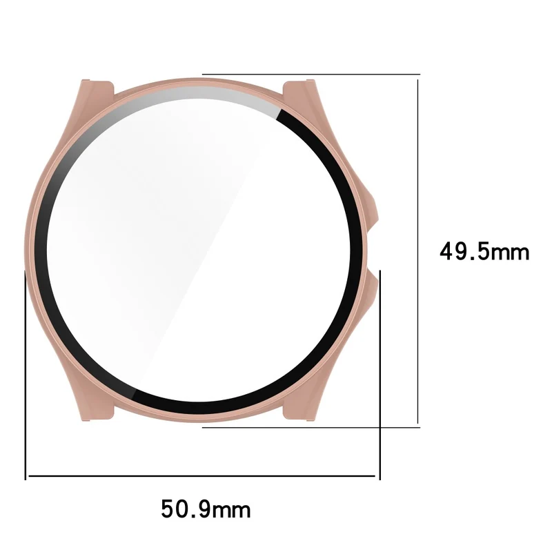 TicWatch Pro 5 Hard Flexible Watch Case with Built-in Tempered Glass Screen Protector