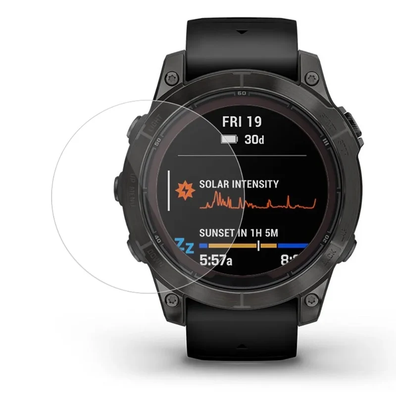 ENKAY HAT PRINCE 5Pcs Garmin Fenix 7 Pro Smartwatch Screen Protector Full Cover 3D Curved Soft Bump Resistant Edge and Clear Film
