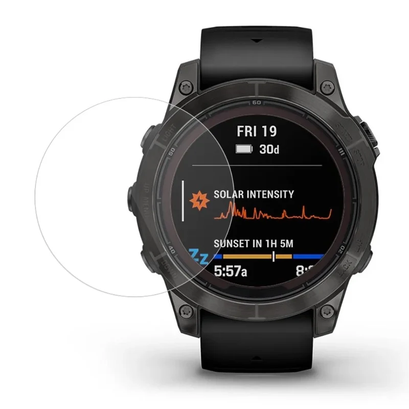 ENKAY HAT PRINCE 5Pcs Garmin Fenix 7X Pro Screen Protector 3D Curved Soft Bump Resistant Edge Smart Watch Film