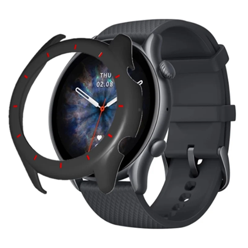 Huami Amazfit GTR 3 / GTR 3 Pro Watch Case Hollow Hard Shockproof Cover Frame - Midnight Green