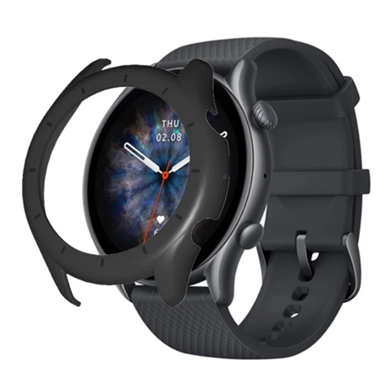 Huami Amazfit GTR 3 / GTR 3 Pro Watch Case Hollow Hard Shockproof Cover Frame - Midnight Green