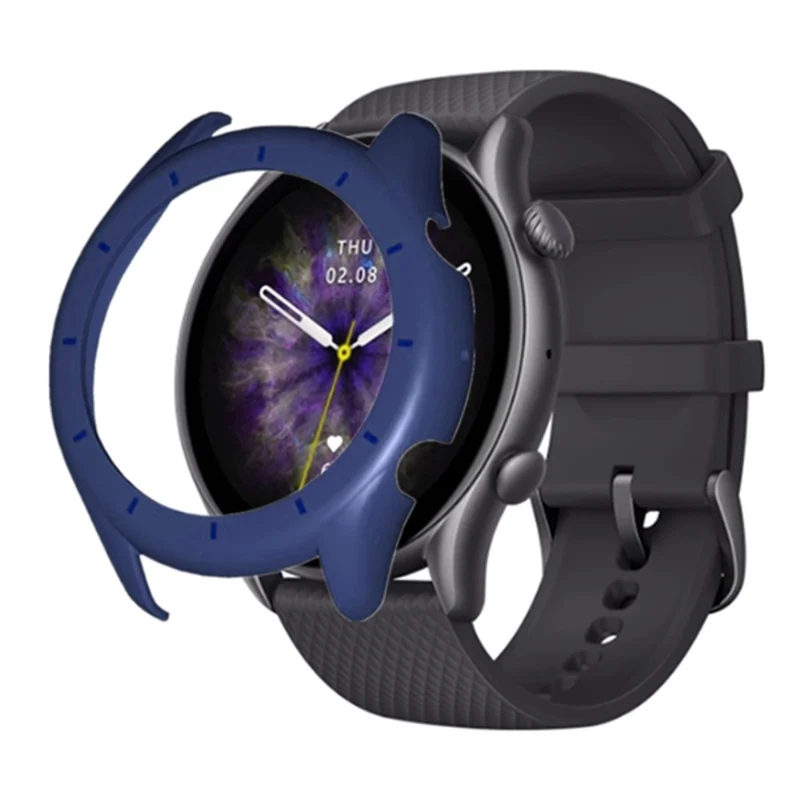 Huami Amazfit GTR 3 / GTR 3 Pro Watch Case Hollow Hard Shockproof Cover Frame - Midnight Green