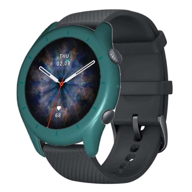 Huami Amazfit GTR 3 / GTR 3 Pro Watch Case Hollow Hard Shockproof Cover Frame - Midnight Green