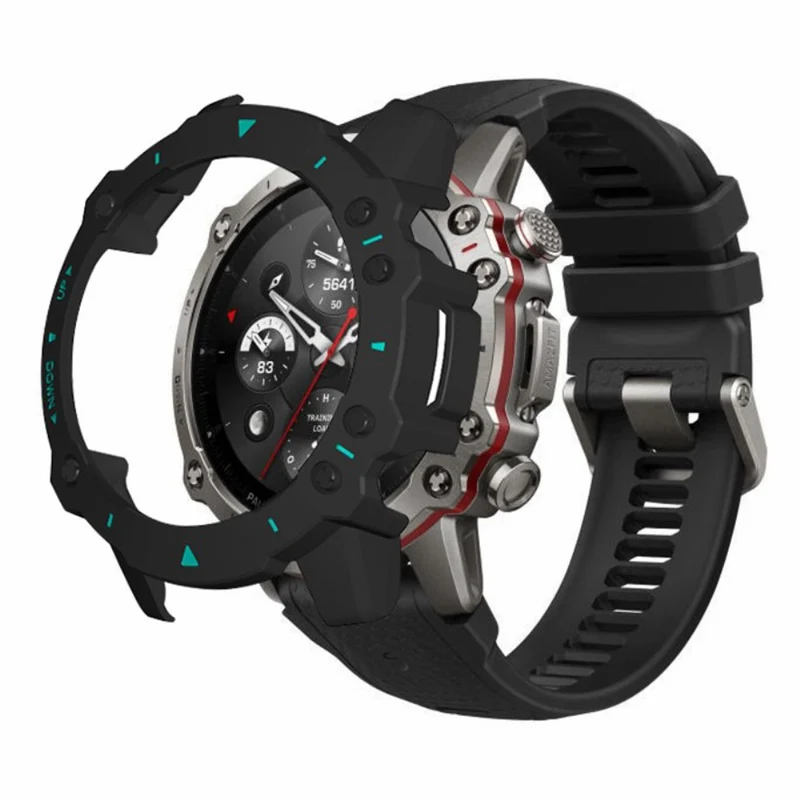 Huami Amazfit Falcon Watch Case Anti-drop Hard Watch Frame Protective Shell - Black+White