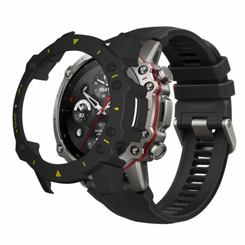 Huami Amazfit Falcon Watch Case Anti-drop Hard Watch Frame Protective Shell - Black+White