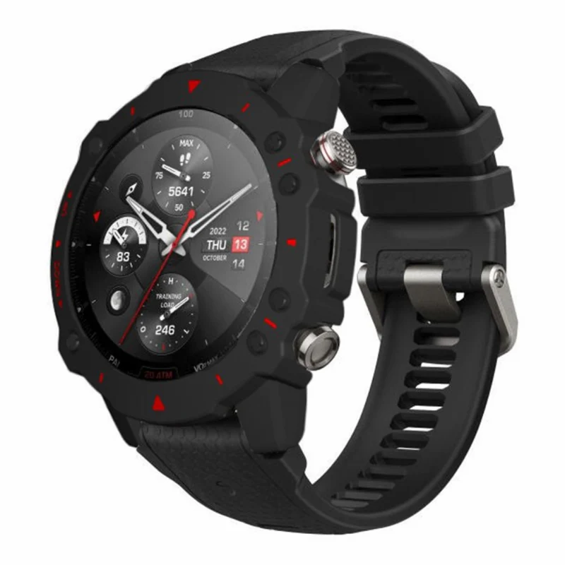 Huami Amazfit Falcon Watch Case Anti-drop Hard Watch Frame Protective Shell - Black+White
