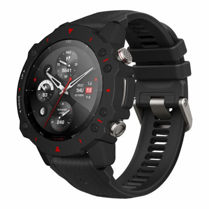 Huami Amazfit Falcon Watch Case Anti-drop Hard Watch Frame Protective Shell - Black+White