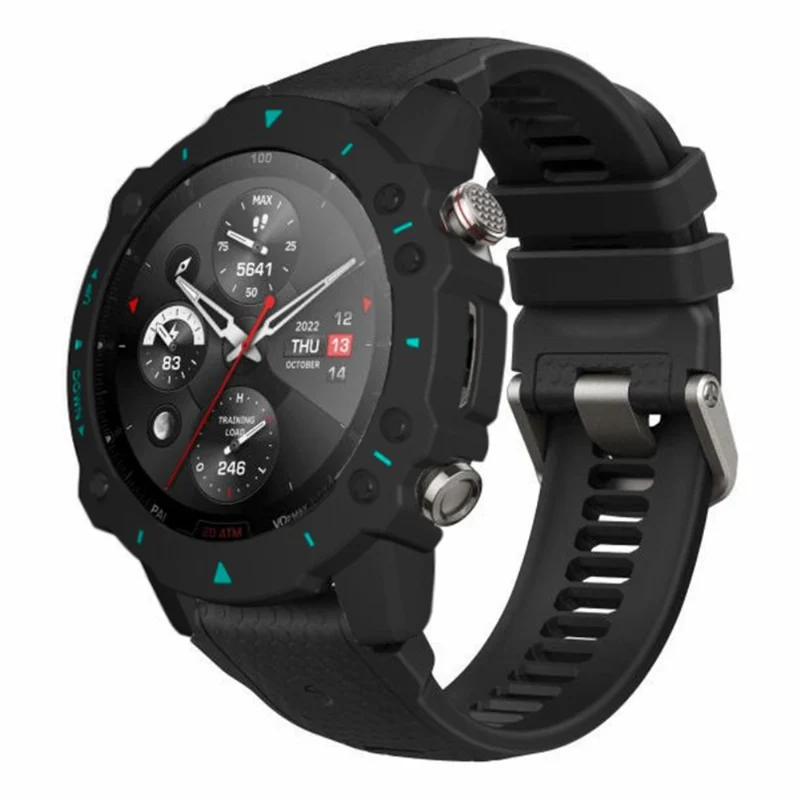 Huami Amazfit Falcon Watch Case Anti-drop Hard Watch Frame Protective Shell - Black+White