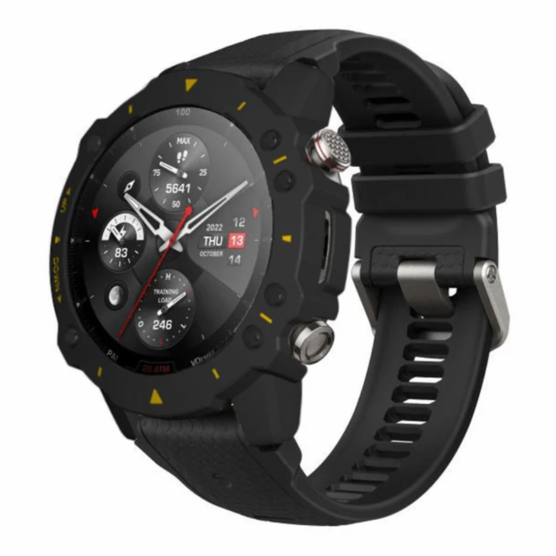 Huami Amazfit Falcon Watch Case Anti-drop Hard Watch Frame Protective Shell - Black+White