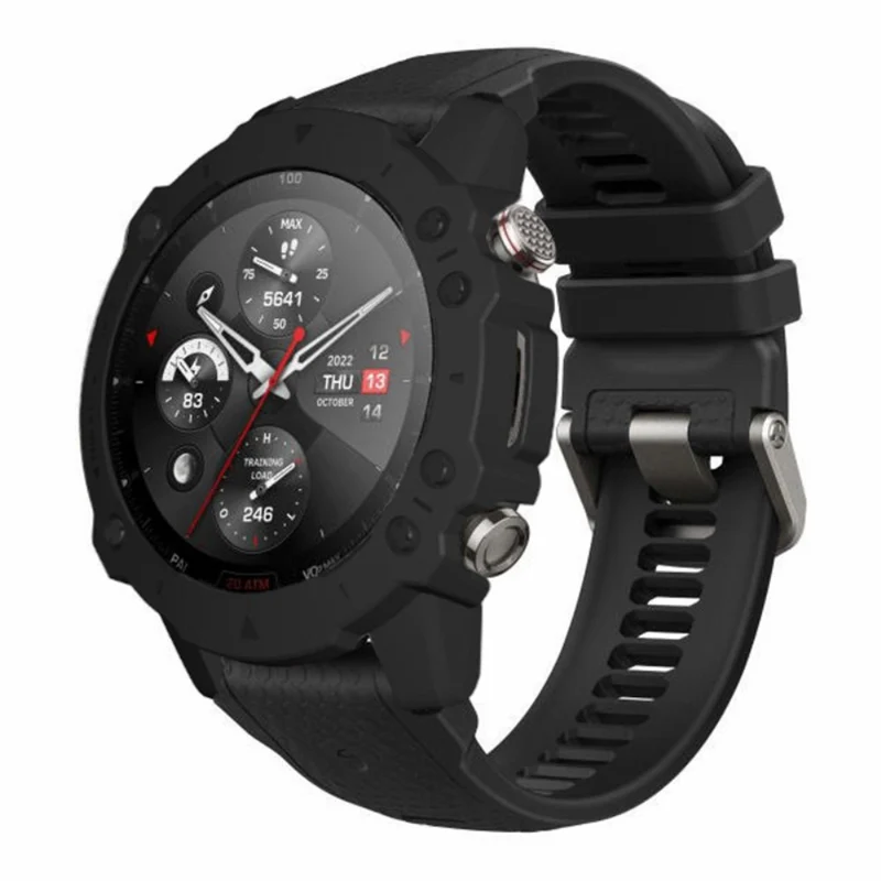 Huami Amazfit Falcon Watch Case Anti-drop Hard Watch Frame Protective Shell - Black+White