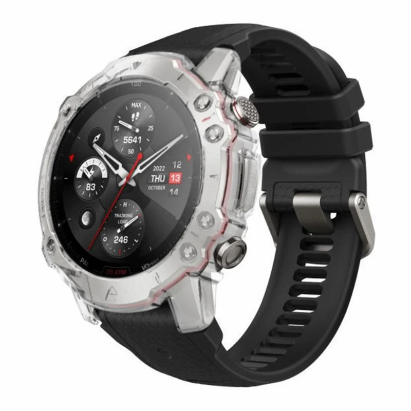Huami Amazfit Falcon Watch Case Anti-drop Hard Watch Frame Protective Shell - Black+White