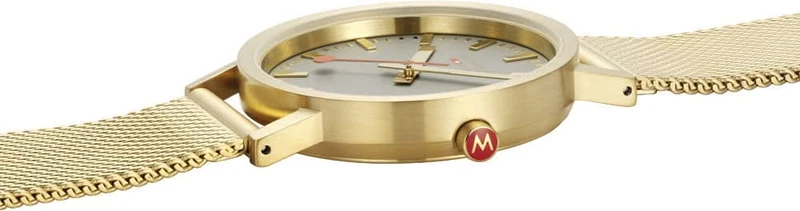 Mondaine Classic A660.30314.80SBM Unisex-Uhr • Schweizer Bahnhofs-Design • Milanaiseband