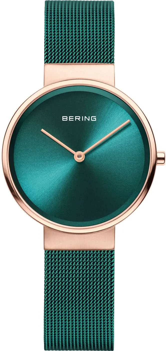 Bering Classic 14531-869 Damenuhr • Kratzfestes Saphirglas • Feines Milanaise-Armband