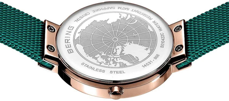 Bering Classic 14531-869 Damenuhr • Kratzfestes Saphirglas • Feines Milanaise-Armband