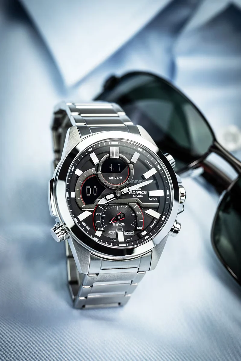 Casio Edifice ECB-30D-1AEF Herrenuhr • Smarte Funktionen • Weltzeit