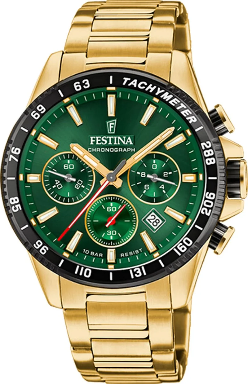 Festina Timeless Chronograph F20634/4 Herrenuhr • Elegantes Design • 10 bar