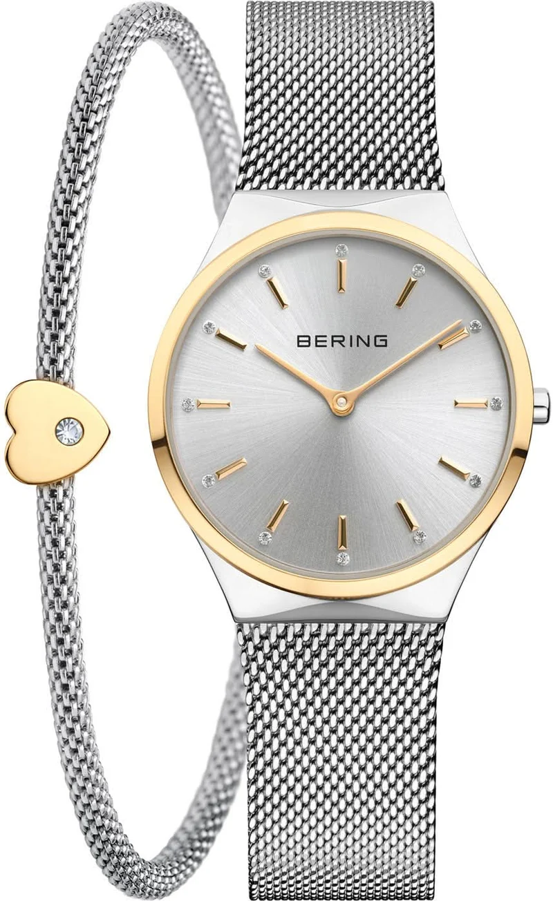Bering 12131-014-GWP Damenuhr • Saphirglas • Milanaise